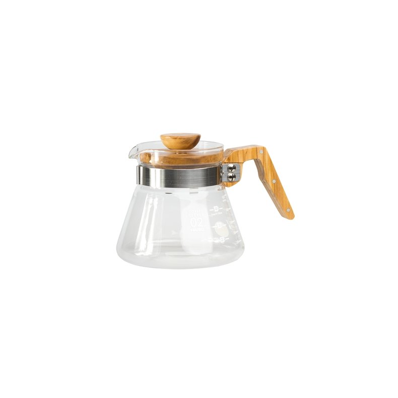 Hario Serveringskande (Server) Oliventr 600 ml str. 02
