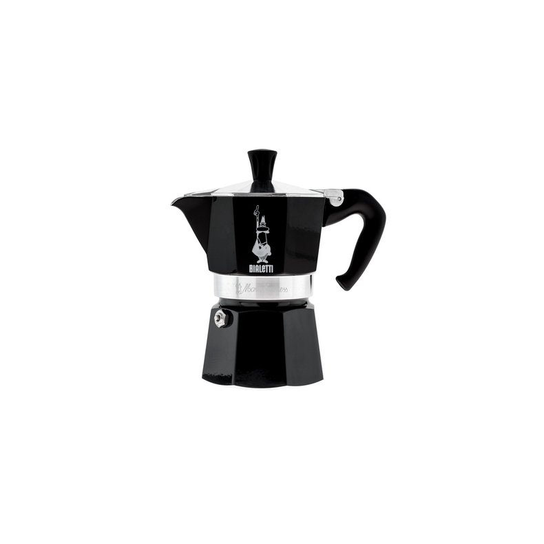 Bialetti Moka Express Sort 3 kopper espressokande / mokapot