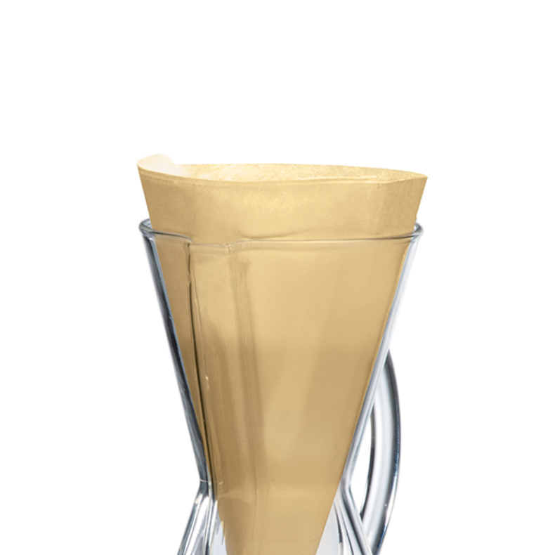 Chemex 1-3 kopper Ubleget Papirfilter 100 stk